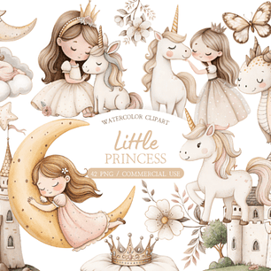 KIT DIGITAL PRINCESAS (PNG)