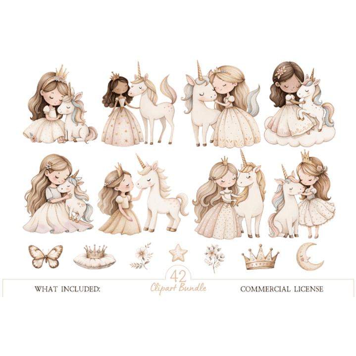 KIT DIGITAL PRINCESAS (PNG) 2