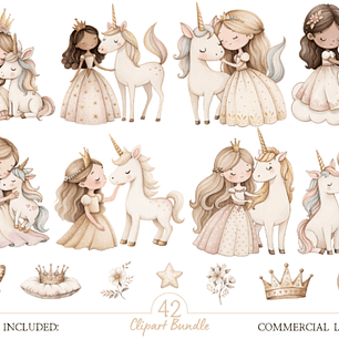 KIT DIGITAL PRINCESAS (PNG)