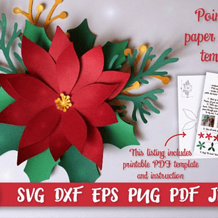 ARQUIVO DE CORTE MOLDES DE FLORES (PNG)