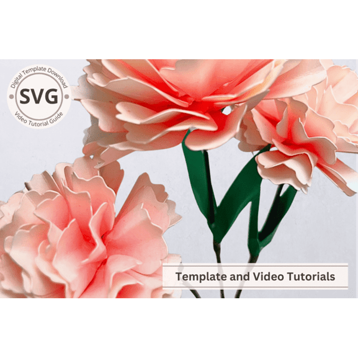 ARQUIVO DE CORTE MOLDES DE FLORES (PNG) 3