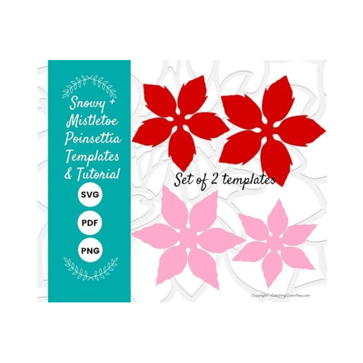 ARQUIVO DE CORTE MOLDES DE FLORES (PNG) 3