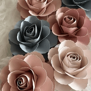 ARQUIVO DE CORTE MOLDES DE FLORES (PNG)