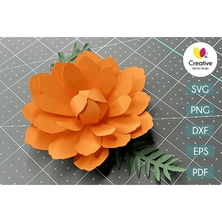 ARQUIVO DE CORTE MOLDES DE FLORES (PNG) 1