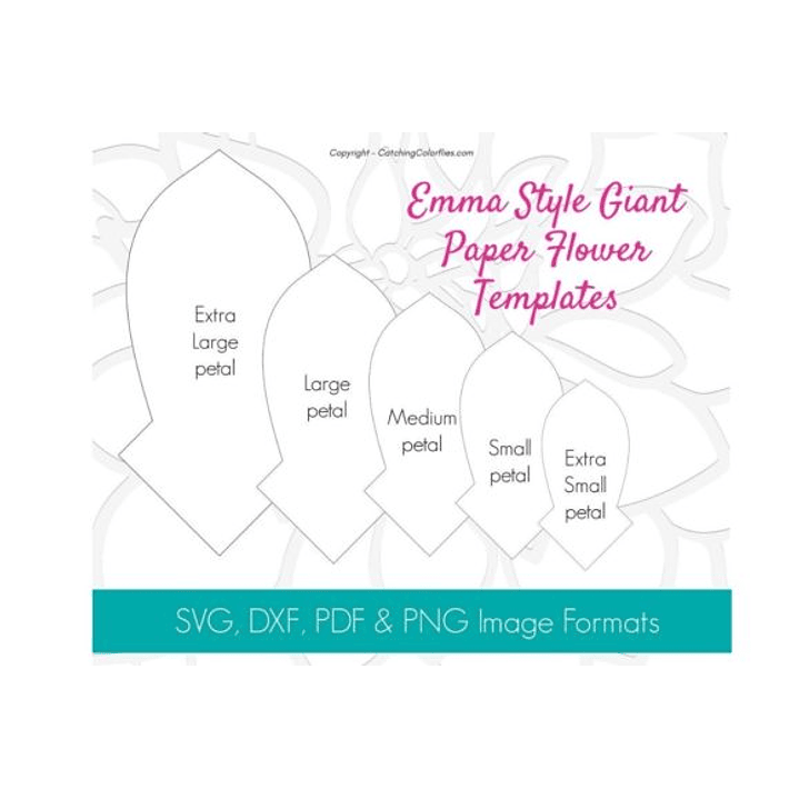 ARQUIVO DE CORTE MOLDES DE FLORES (PNG) 1