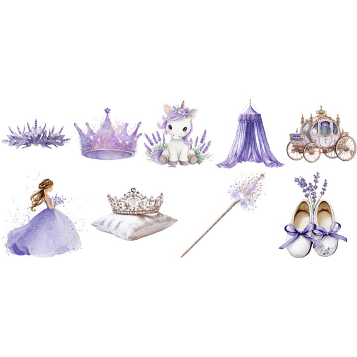 KIT DIGITAL PRINCESA / 15 ANOS(PNG) 3