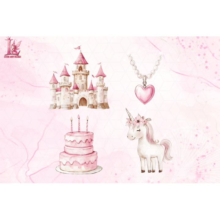 KIT DIGITAL PRINCESA / 15 ANOS (PNG) 3