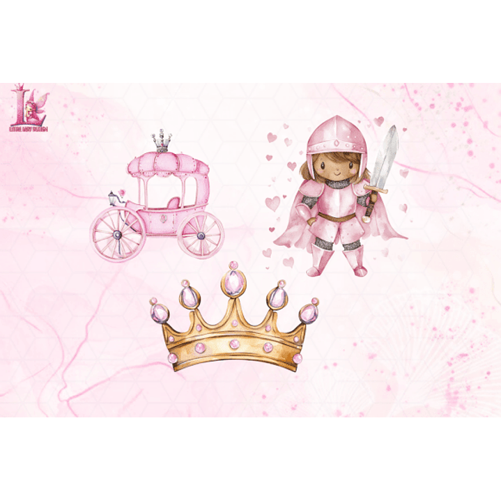 KIT DIGITAL PRINCESA / 15 ANOS (PNG) 4