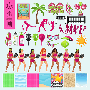 KIT DIGITAL BEACH TENNIS (PNG)