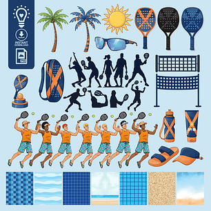 KIT DIGITAL BEACH TENNIS (PNG)