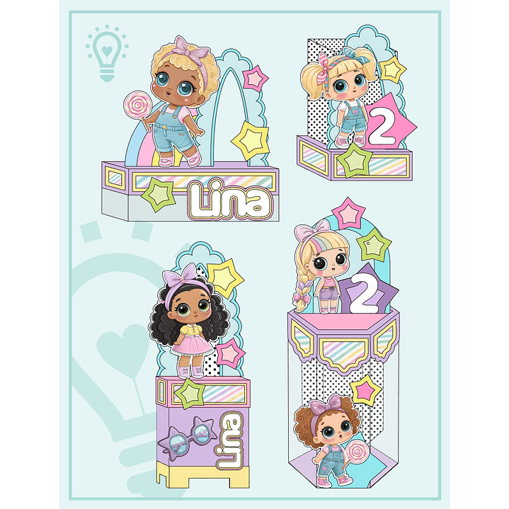 ARQUIVO DE CORTE CENARISMO LOL SURPRISE (STUDIO E PDF) 1