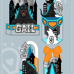 ARQUIVO DE CORTE CENARISMO GODZILLA (PDF E STUDIO)