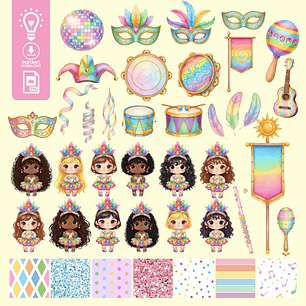 KIT DIGITAL CARNAVAL (PNG)