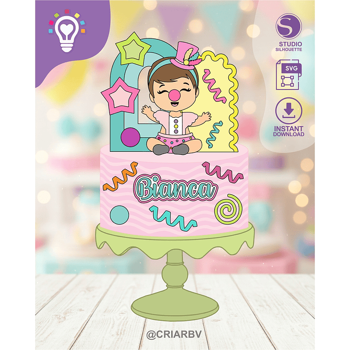 TOPO DE BOLO CARNAVAL (STUDIO E SVG) 1