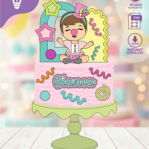 TOPO DE BOLO CARNAVAL (STUDIO E SVG)