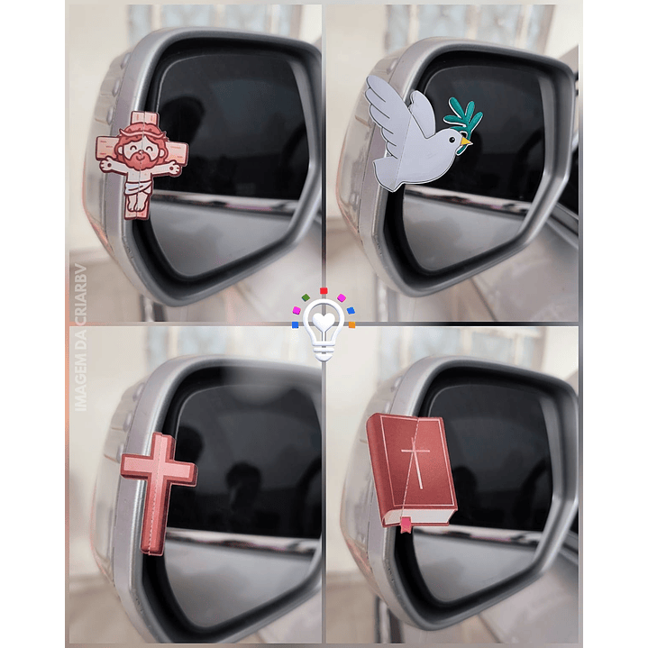 ARQUIVO DE CORTE CARD PARA RETROVISOR CRISTÃO / CARTÃO DE VISITA CRIATIVO (STUDIO E PDF) 2