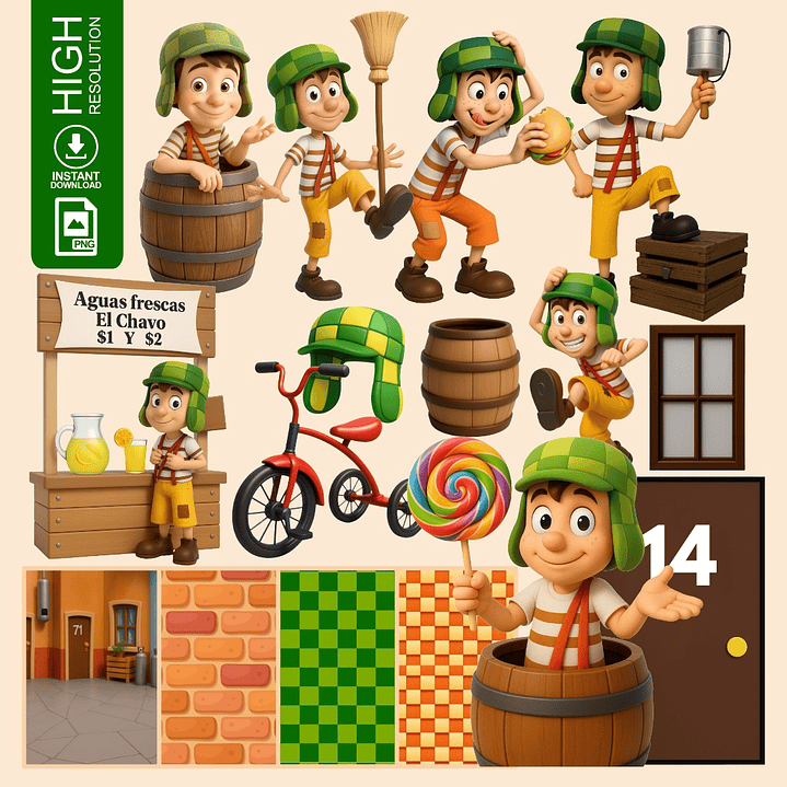 KIT DIGITAL CHAVEZ, EL CHAVO, KEYS 1