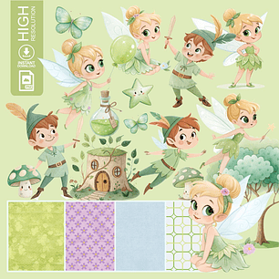 KIT DIGITAL SININHO E PETER PAN, TINKER BELL