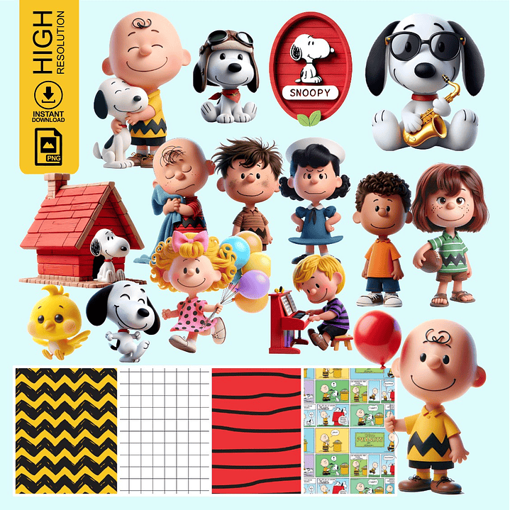 KIT DIGITAL SNOOPY 1