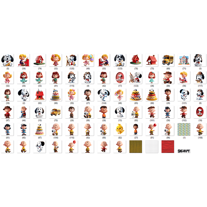 KIT DIGITAL SNOOPY 2