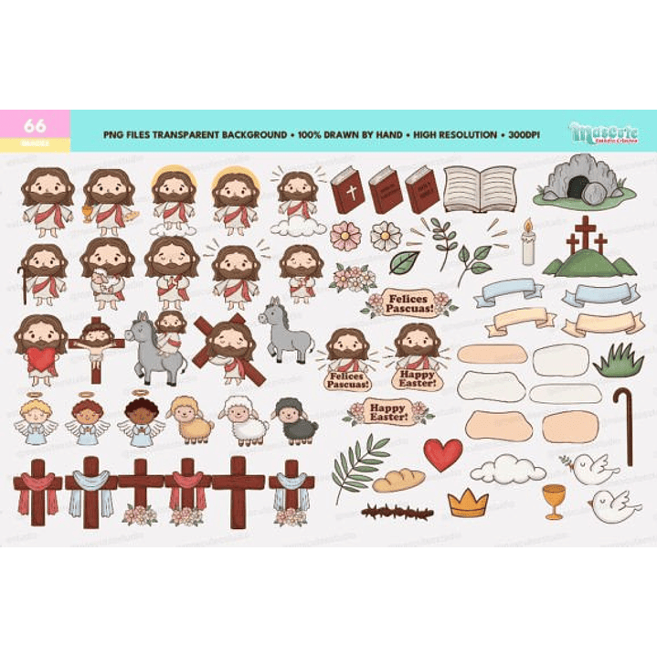 KIT DIGITAL PÁSCOA (PNG) 2