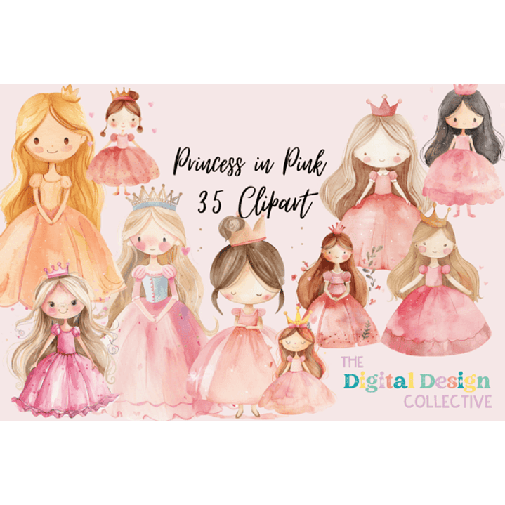 KIT DIGITAL PRINCESAS (PNG) 1