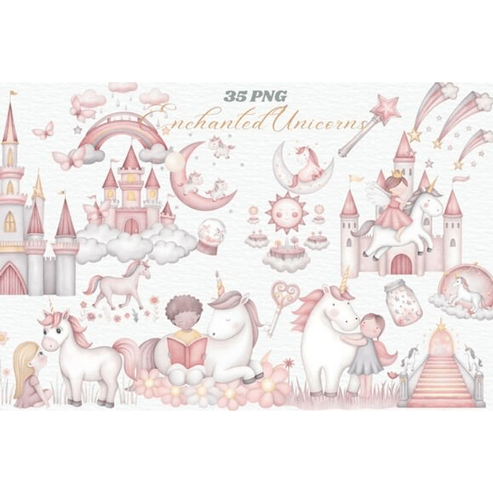 KIT DIGITAL PRINCESAS (PNG) 1