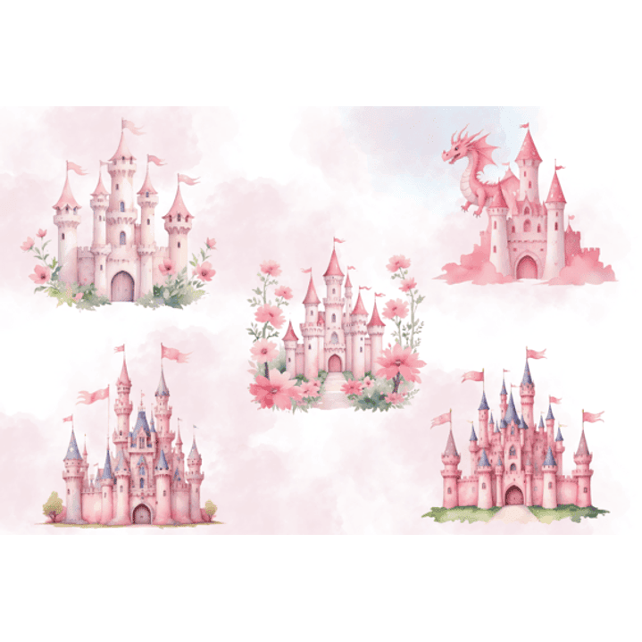 KIT DIGITAL PRINCESAS (PNG) 2