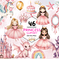 KIT DIGITAL PRINCESAS (PNG) - Thumbnail 1