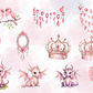KIT DIGITAL PRINCESAS (PNG) - Thumbnail 3