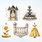 KIT DIGITAL PRINCESAS (PNG) - Thumbnail 2