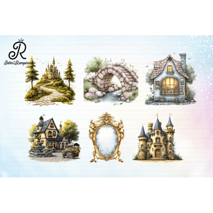 KIT DIGITAL PRINCESAS (PNG) 3