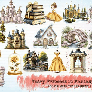 KIT DIGITAL PRINCESAS (PNG)