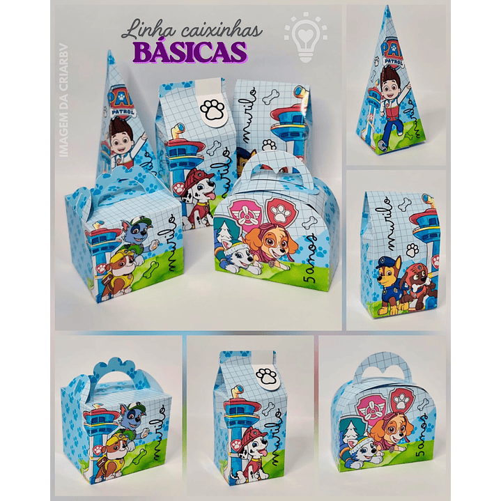 ARQUIVO DE CORTE CAIXAS BÁSICAS PATRULHA CANINA / FUNDO AUTOMÁTICO (STUDIO E PDF) 1