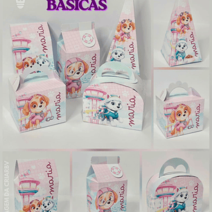 ARQUIVO DE CORTE CAIXINHAS BÁSICAS SKYE E EVEREST  / FUNDO AUTOMÁTICO (STUDIO E PDF)