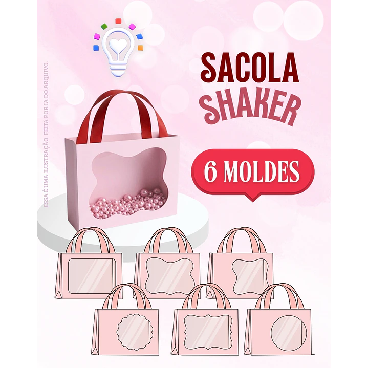 ARQUIVO DE CORTE SACOLA SHAKER VITRINE (STUDIO, SVG E PDF) 1