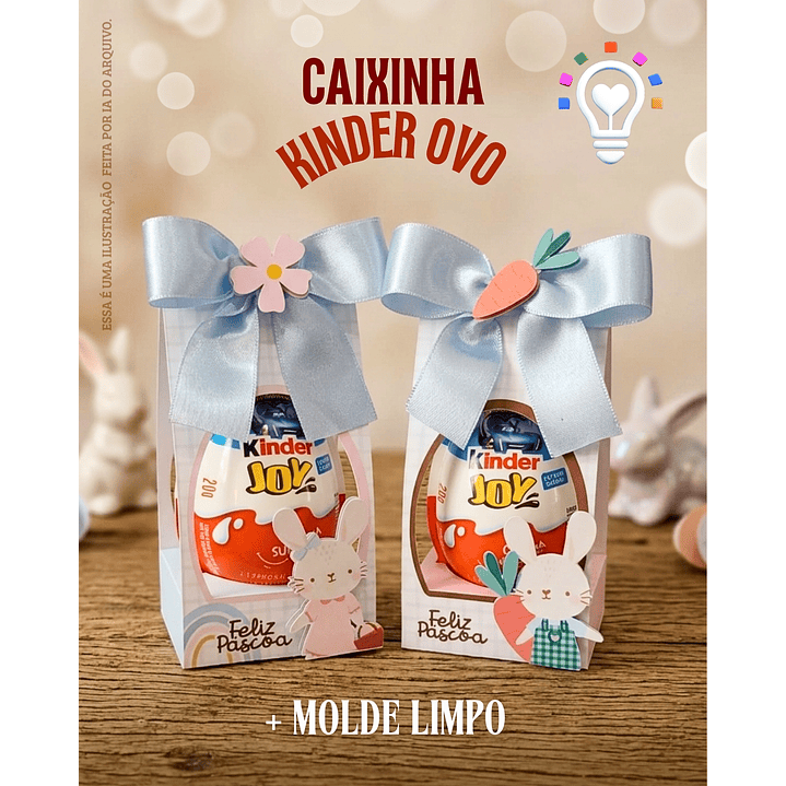 ARQUIVO DE CORTE CAIXINHA KINFDER OVO (STUDIO, PDF, SVG E PNG) 1