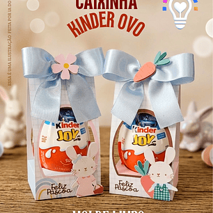 ARQUIVO DE CORTE CAIXINHA KINFDER OVO (STUDIO, PDF, SVG E PNG)