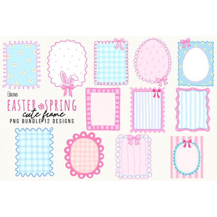 MOLDURAS/FRAME COELHO/PÁSCOA (PNG) 1