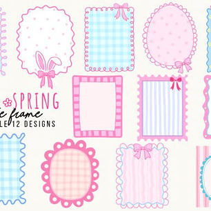 MOLDURAS/FRAME COELHO/PÁSCOA (PNG)