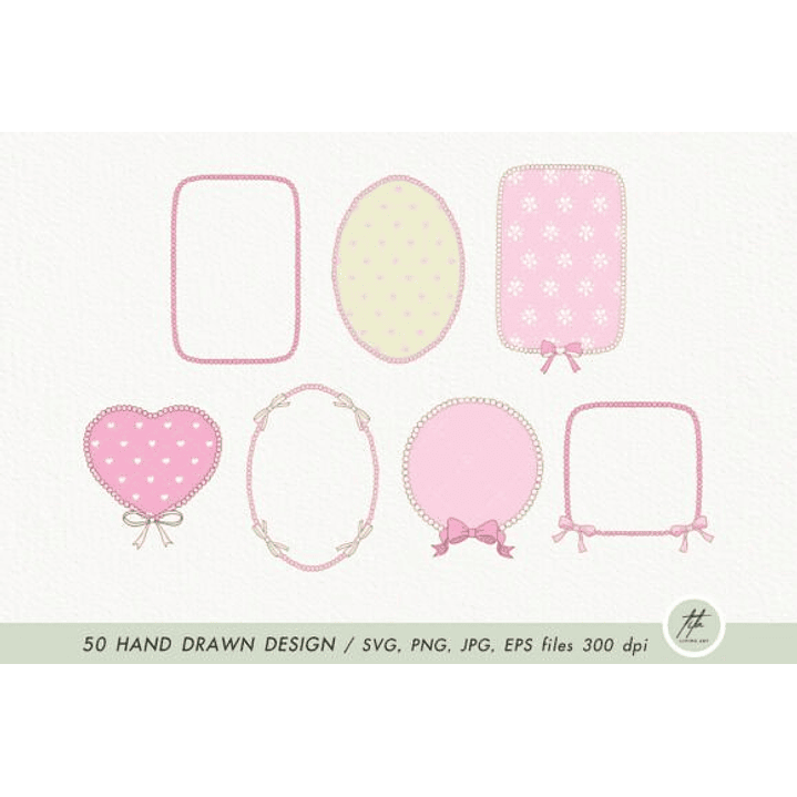 MOLDURAS/FRAMES LAÇOS (PNG) 7