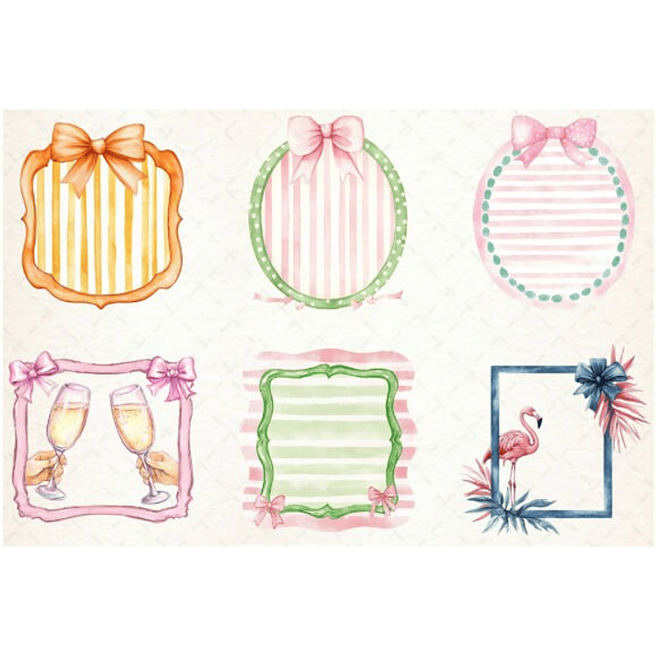 MOLDURAS/FRAMES LAÇO (PNG) 3