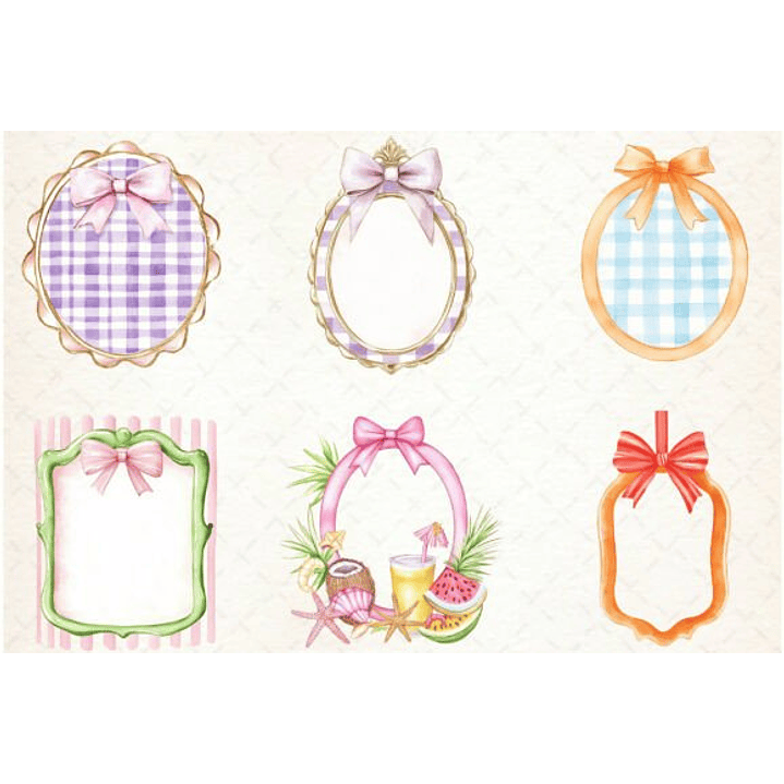 MOLDURAS/FRAMES LAÇO (PNG) 4