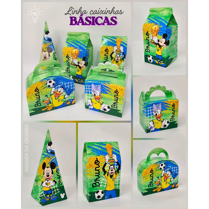 ARQUIVO DE CORTE COPA DO MUNDO 2026 TURMA DO MICKEY / FUTEBOL (STUDIO E PDF) 1