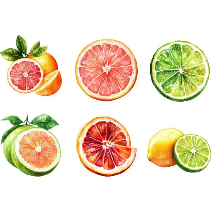 KIT DIGITAL FRUTAS CITRICAS (PNG) 5