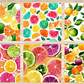 PAPEL DIGITAL FRUTAS CITRICAS (PNG) - Thumbnail 2
