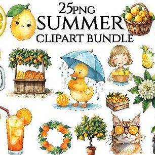 KIT DIGITAL FRUTAS CITRICAS/CITRICOS (PNG)