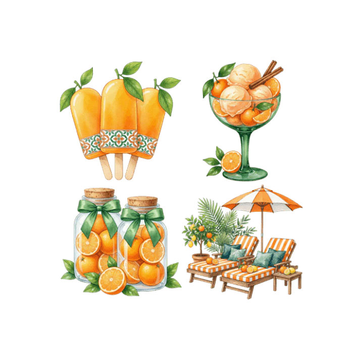 KIT DIGITAL FRUTAS CITRICAS (PNG) 2