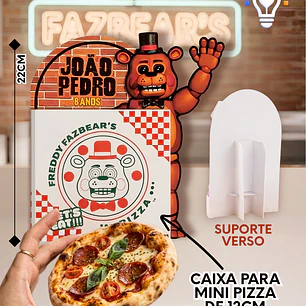 ARQUIVO DE CORTE CENTRO DE MESA Five Nights at Freddy’s FNAF (STUDIO E PDF)