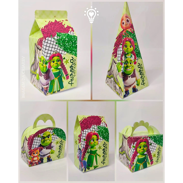 ARQUIVO DE CORTE SHREK BABY CUTE / FIONA (STUDIO E PDF) 1